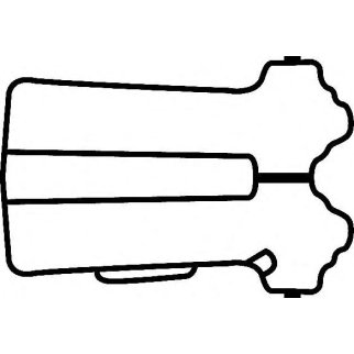 Прокладка клапанной крышки CORTECO 026686P фото