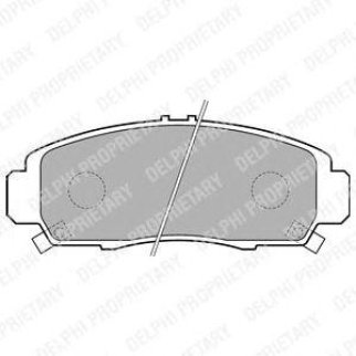 Колодки тормозные передние к-кт DELPHI LP1704 фото