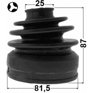 Пыльник ШРУСа внутр. пер FEBEST 0415-CY4ALHT фото 2