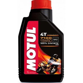 Масло моторное для 4-х тактных двигателей 7100 4T 15W50 синт.1л MOTUL фото