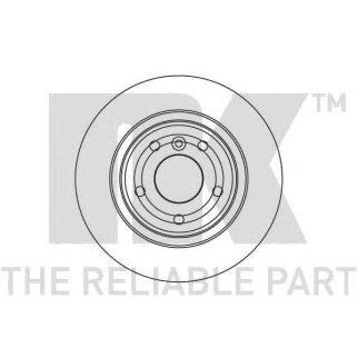 Диск тормозной задний (304x12,6mm) / LAND ROVER Discovery-II,LAND ROVER RANGE ROVER-II 94~12 фото