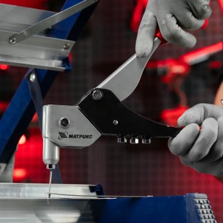 MATRIX 40533 Заклепочник поворотный 0-360градусов 2,4-4,8мм L=263мм фото 7