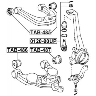 Сайлентблок нижн рычага задний TOYOTA TUNDRA UCK30/UCK40 (1999-2004) TAB-487 фото 2