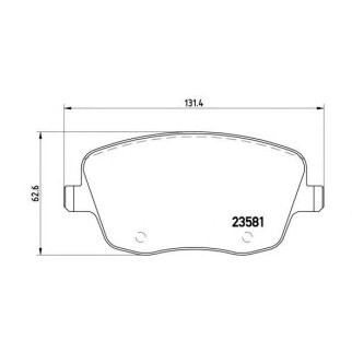 Колодки тормозные, передние фото