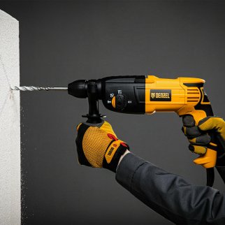 DENZEL 26605 Перфоратор электрический RH-750-24, SDS-plus, 750 Вт, 2,5 Дж, 3 реж. фото 1