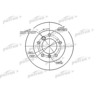 Диск тормозной PATRON PBD4088 фото