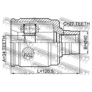 ШРУС внутренний FEBEST 0311-CL20RH фото