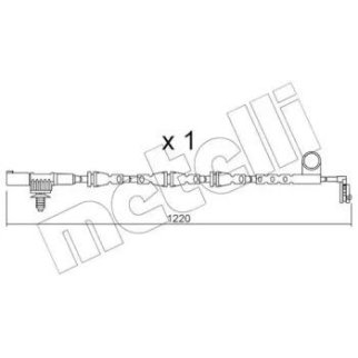 Датчик износа колодок METELLI _SU.256 фото