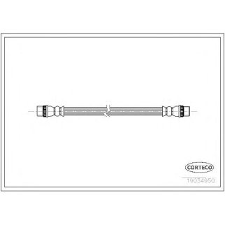 Шланг тормозной PEUGEOT: 207 1.4/1.4 16V/1.4 HDi/1.6 16V/1.6 16V RC/1.6 16V Turbo/1.6 16V VTi/1.6 HDi 06-, 207 CC 1.6 16V/1.6 16V Turbo/1.6 HDi 07-, 207 SW 1.4 16V/1 фото