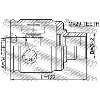 ШРУС внутренний FEBEST 0311-ACC22RH фото