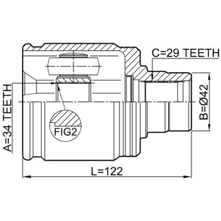 ШРУС внутренний FEBEST 0311-ACC22RH фото 2