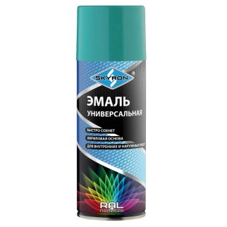 Эмаль SKYRON акрил. бирюзовая (RAL 5018) (аэрозоль) 520мл фото