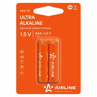 Батарейки AAA AirLine AAA-02 фото 1 Батарейки AAA AirLine AAA-02 фото 1