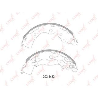 Колодки тормозные задние дисковые к-кт LYNXauto BS-4402 фото