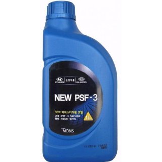 Жидкость гидроусилителя руля 1л HYUNDAI PSF-3 SAE80W (светло-коричневая) OE фото