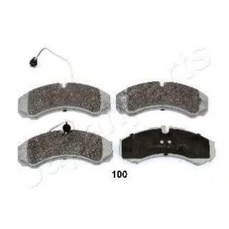 Колодки тормозные к-кт Japanparts PP-100AF фото