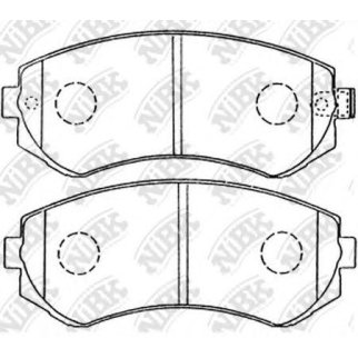 Колодки тормозные передние к-кт NiBK PN2199 фото
