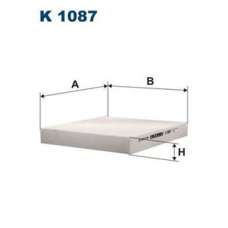 Фильтр салона FILTRON K 1087 фото