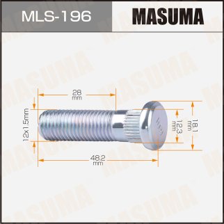 Шпилька колеса Masuma MLS-196 фото
