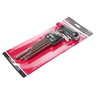 Набор ключей TORX с отверстием Т10Н-Т50Н 9шт JTC фото 1