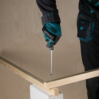 Отвертка SL6,5 x 150 мм, S2, трехкомпонентная рукоятка GROSS фото 1