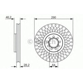 Тормозной диск передний фото