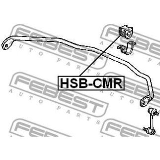 Втулка (сайлентблок) заднего стабилизатора FEBEST HSB-CMR фото
