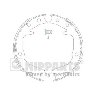 Колодки барабанные к-кт NIPPARTS J3505039 фото