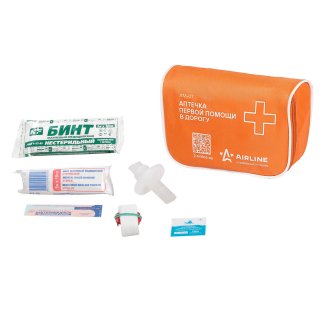 AM-07_аптечка первой помощи автомобильная! текстильный футляр фото