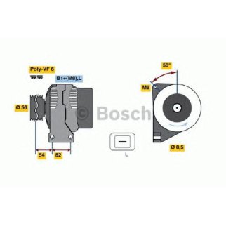 Генератор BOSCH 0 986 042 840 фото