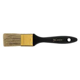 Кисть плоская Профи 1,5", натуральная щетина, пластмассовая ручка MATRIX фото 3