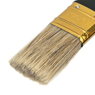 Кисть плоская Профи 1,5", натуральная щетина, пластмассовая ручка MATRIX фото 4