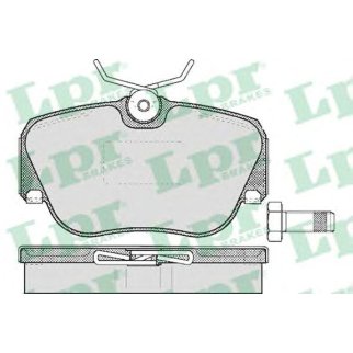 Колодки тормозные передние к-кт Lpr 05P302 фото