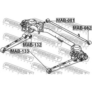Сайлентблок FEBEST MAB-132 фото