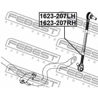 Стойка переднего стабилизатора FEBEST 1623-207RH фото