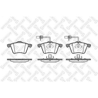 732 002B-SX_колодки дисковые п.!  VW Sharan 1.8-2.8/2.5TD 95&gt;, Ford Galaxy 1.9TD/TD-2.8i 95&gt; фото