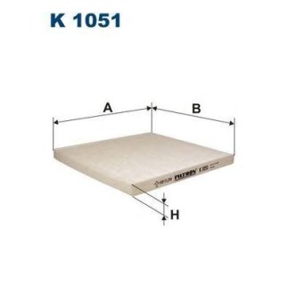 Фильтр салона FILTRON K 1051 фото