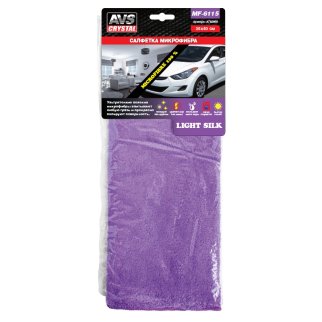 12 Салфетка микрофибра с ультратонкими волокнами AVS MF-6115 (35х40см)(1шт), шт фото