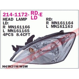 Фара правая DEPO 214-1172R-LD-E фото