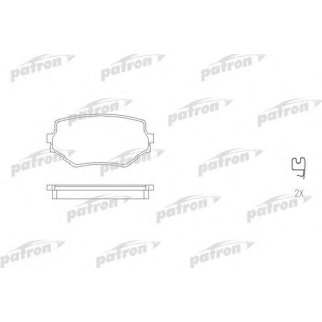 Колодки тормозные PATRON PBP1565 фото