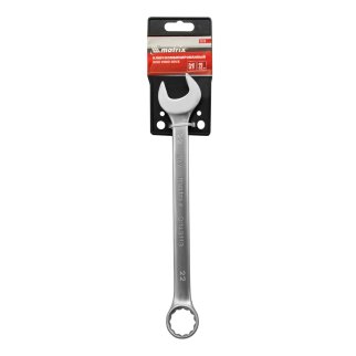 MATRIX 15118 Ключ комбинированный, 22 мм, CrV, матовый хром фото 1