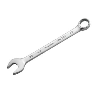 MATRIX 15118 Ключ комбинированный, 22 мм, CrV, матовый хром фото