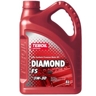 Масло моторное TEBOIL Diamond FS 5W-30 синтетическое 4 л 3468594 фото