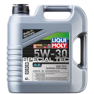 Масло моторное LIQUI MOLY SPECIAL TEC AA 5W30 SP GF-6A синт. 4л фото