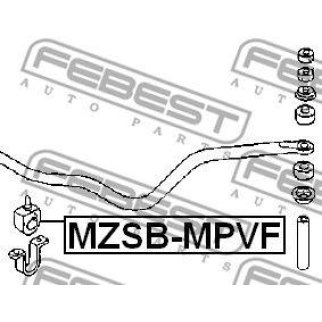 втулка стаб. перед. фото