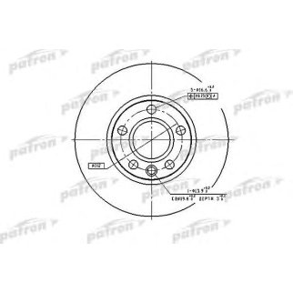 Диск тормозной PATRON PBD2809 фото