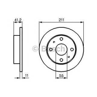 Тормозной диск передний (цена за 1 шт.) фото