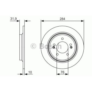 Диск тормозной BOSCH 0 986 479 V09 фото