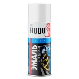 Эмаль для дисков белая глянц. 520 мл KUDO KU5208 фото
