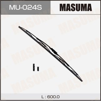 Щетка стеклоочистителя 600 мм каркасная 1 шт MASUMA WIPER BLADE MU-024S фото
